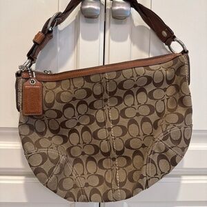 Coach Signature Canvas Shoulder Bag